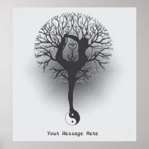 Customize this Poster - Yoga Tree