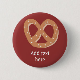 Customize this Pretzel Knot graphic 2 Inch Round Button