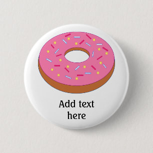 Customize this Ring Doughnut Graphic 2 Inch Round Button