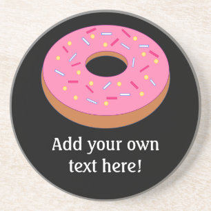 Customize this Ring Doughnut Graphic Coaster