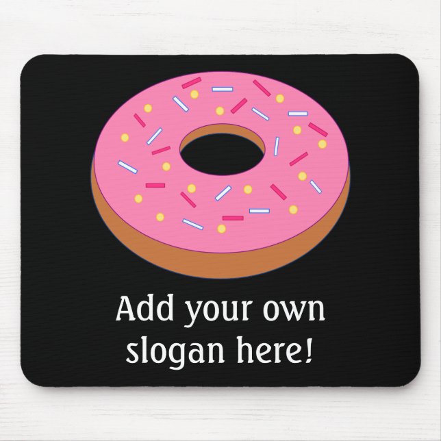 Customize this Ring Doughnut Graphic Mouse Pad (Front)