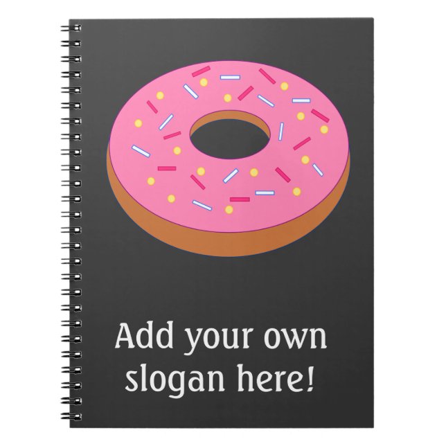 Customize this Ring Doughnut Graphic Notebook (Front)