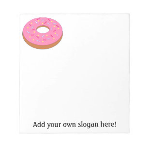 Customize this Ring Doughnut Graphic Notepad