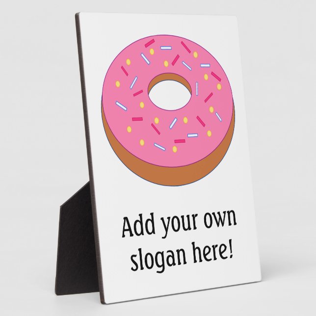 Customize this Ring Doughnut Graphic Plaque (Side)