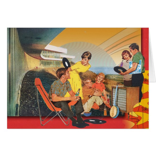 Customize this Science Fiction Record Party (Front Horizontal)