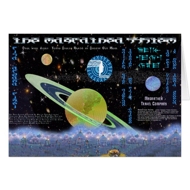Customize this Science Fiction Travel Fantasy (Front Horizontal)