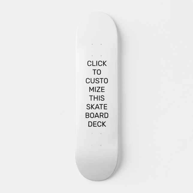 CUSTOMIZE THIS SKATEBOARD DECK (Front)