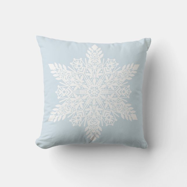 Customize this Snowflake Pillow (Front)