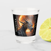 Customize this souvinier shot glass with recipient