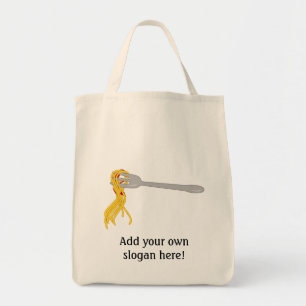 Customize this Spaghetti Pasta graphic Tote Bag