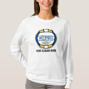 Customize This Volleyball Design T-Shirt