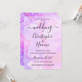Customize This Watercolor Background Invitation