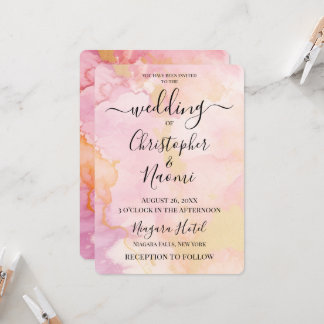 Customize This Watercolor Background Invitation
