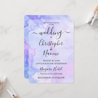 Customize This Watercolor Background Invitation