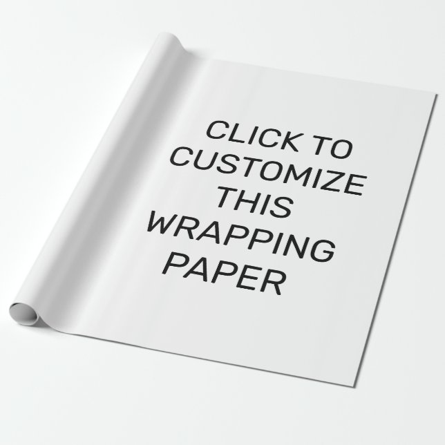 CUSTOMIZE THIS WRAPPING PAPER (Unrolled)