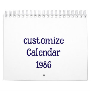 customize Two Page small Calendar