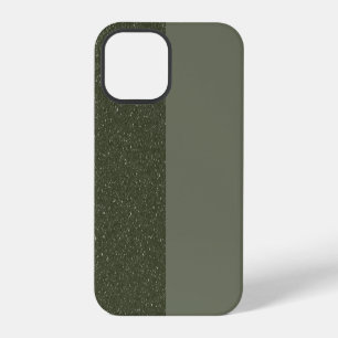 Customize Two-Tone Moss Green iPhone Case