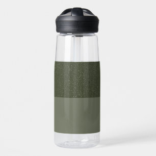 Customize Two-Tone Moss Green Water Bottle
