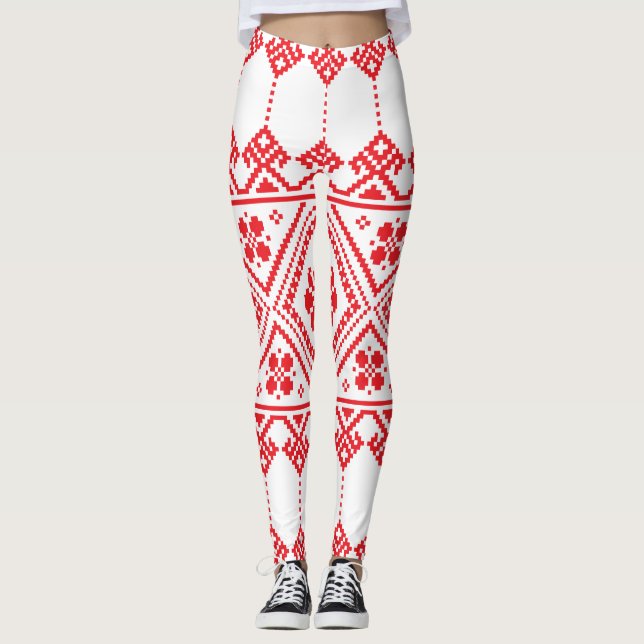 Customize Ukraine National Design Leggings (Front)