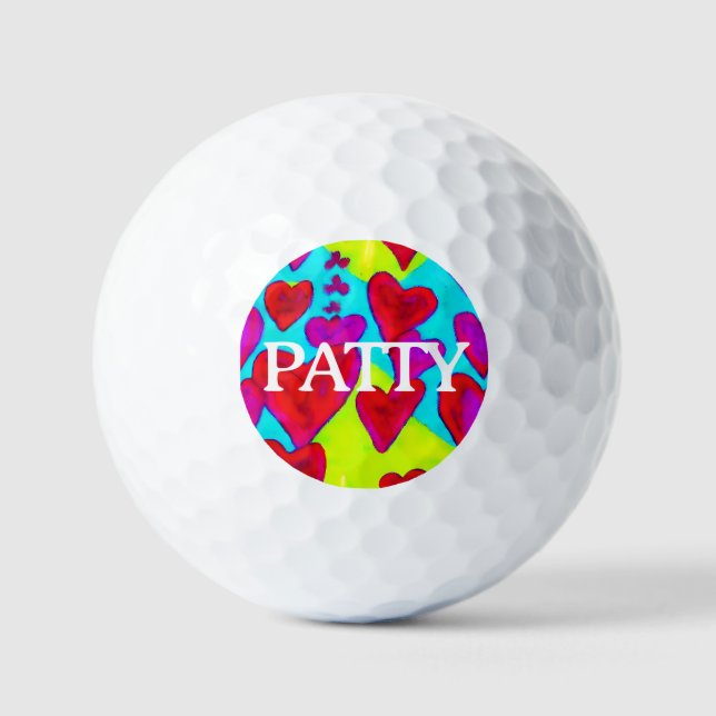 Customize VALENTINE Golf Balls (Front)