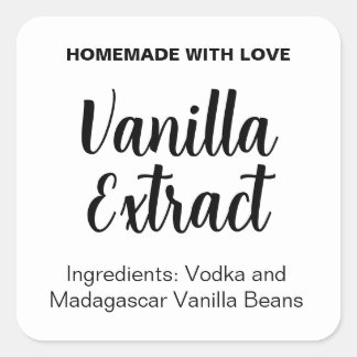 Customize Vanilla Extract label VE022_01sq