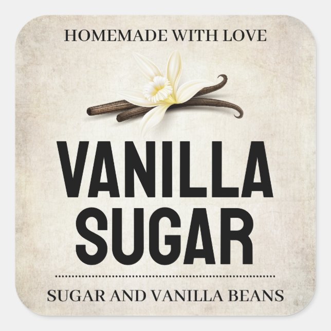 Customize Vanilla Extract label VS103sq (Front)