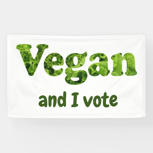 Customize Vegan Activist Voter Banner (Horizontal)