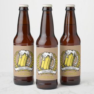 Customize Vintage Sketch Beer Professional Beer Bottle Label