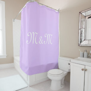 Customize w/Initial White Letter Number lavender