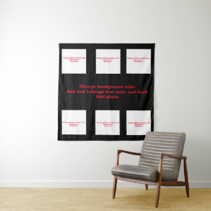 Customize wall hanging template tapestry