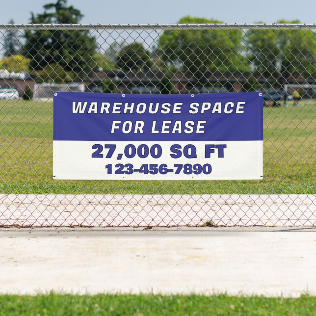 Customize Warehouse Space For Lease Business Banner (Insitu)