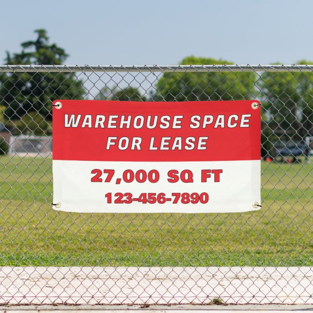 Customize Warehouse Space For Lease Business Banner (Insitu)