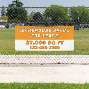 Customize Warehouse Space For Lease Business Banner
