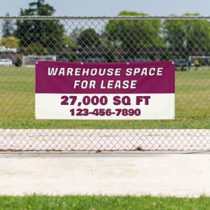 Customize Warehouse Space For Lease Business Banner