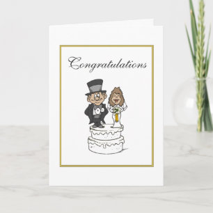 Customize Wedding Congrats Card