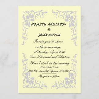 Customize Wedding Invitation