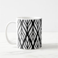 Customize White Leaf Pattern