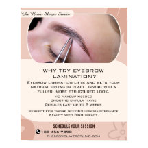 Customize Why Eyebrow Laminating Studio Service