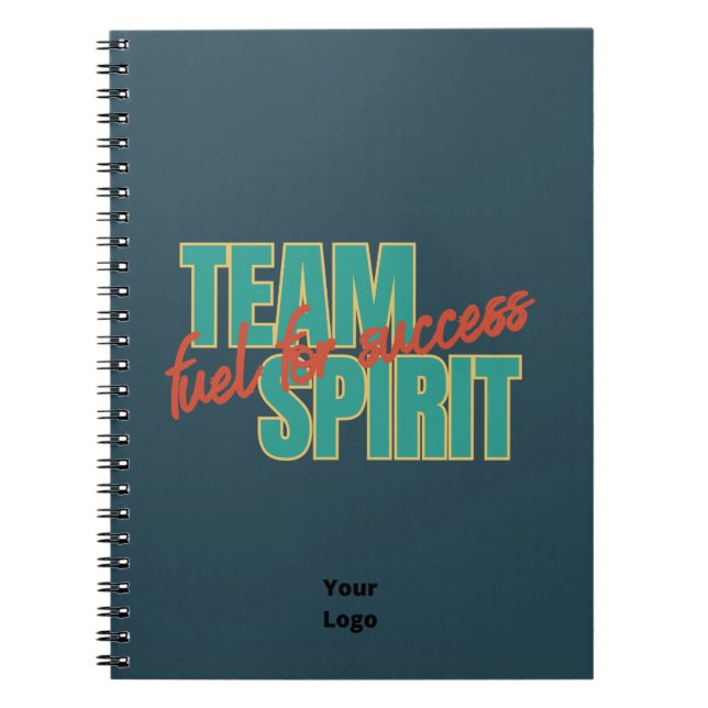 Customize with Logo Team Spirit Office Company Notebook (Front)