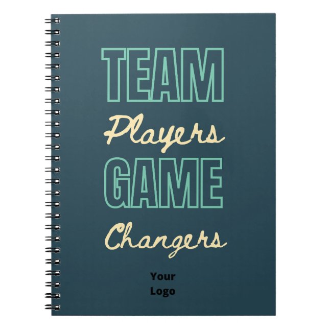Customize with Logo Teamwork Office Business Notebook (Front)