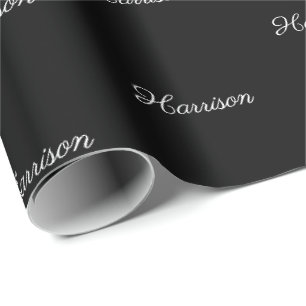 Customize with Name, Text, Birthday Gift Wrapping Paper