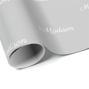 Customize with Name, Text, Birthday Gift Wrapping Paper