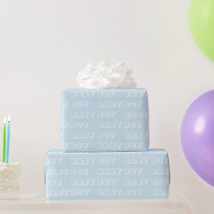 Customize with Name, Text, Birthday Gift Wrapping Paper