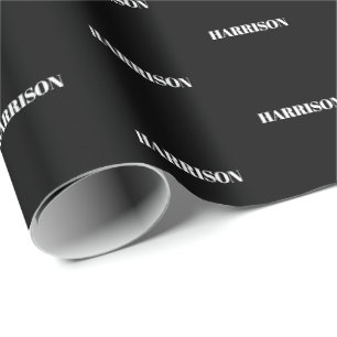 Customize with Name, Text, Birthday Gift Wrapping Paper
