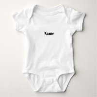 Customize with name, text minimalist black white