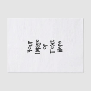 Customize with personalized pictures and text tissue paper