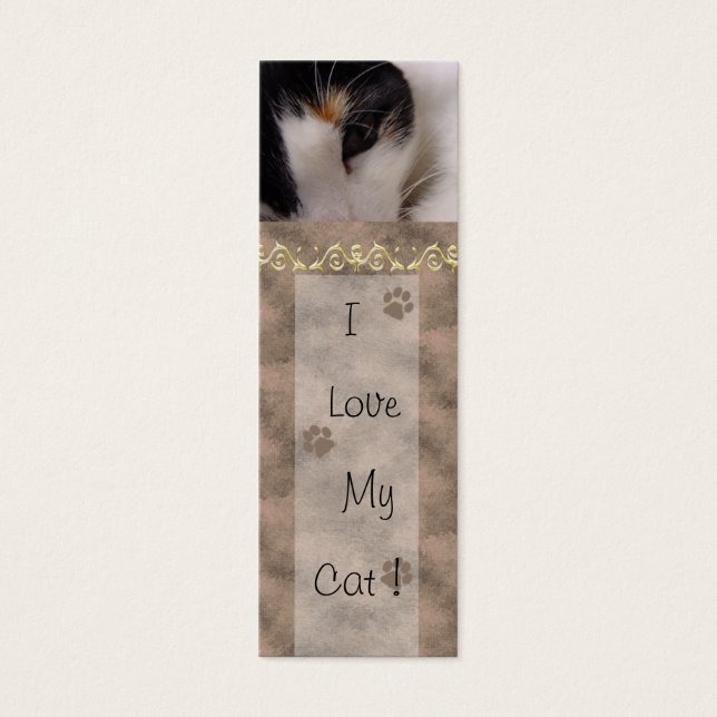 Customize with your Dog or Cat Picture Bookmark (Front)