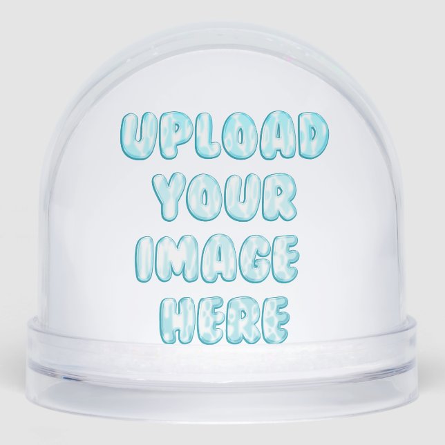 Customize with Your Full Size Photo Snowglobe (Front)