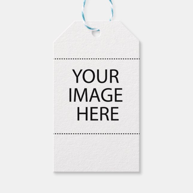 Customize with Your Image Gift Tags (Front)