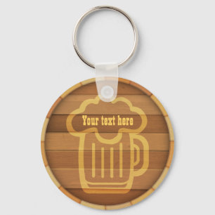 Customize your Beer Keg Keychain